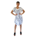 Φόρεμα κοντό rayon με μανίκια